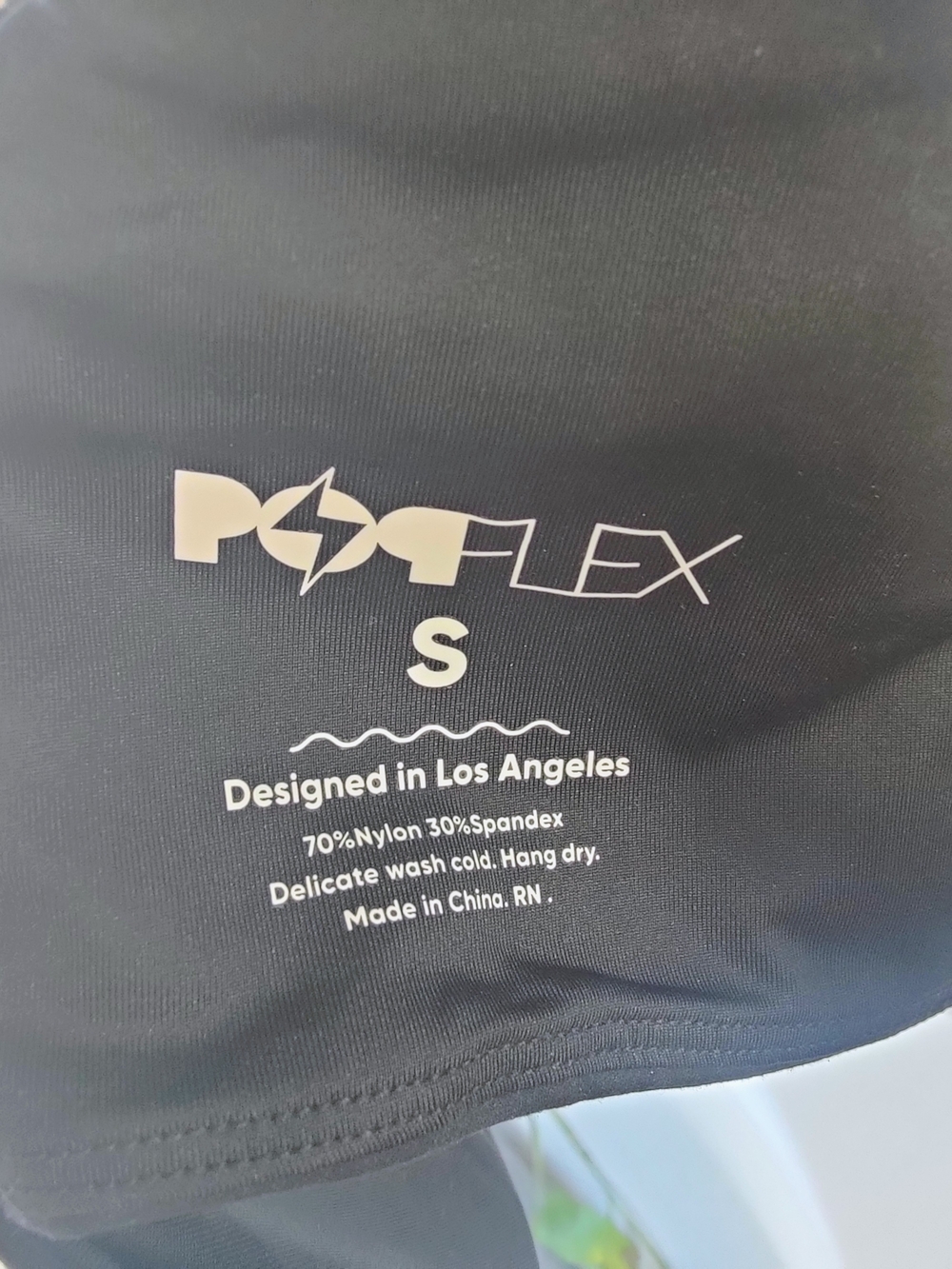 POPFLEX Black Racerback Sports Bra - Picture 2 of 8